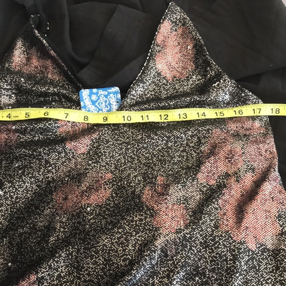 Free people moody Floral sequins combo dress - Picture 6 of 7